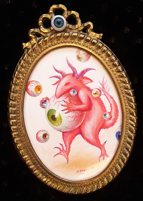 Demon collecting eyes