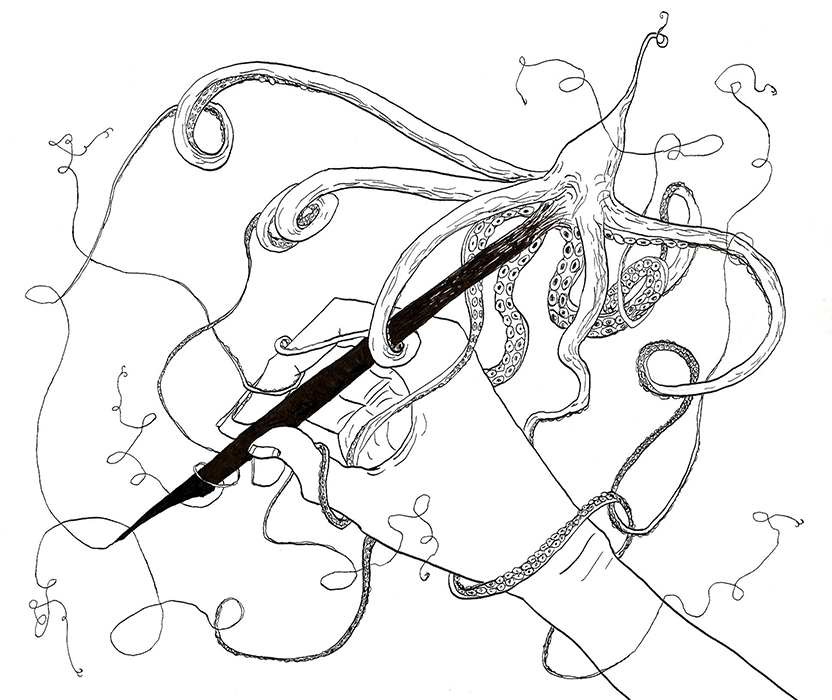 Octopus hand