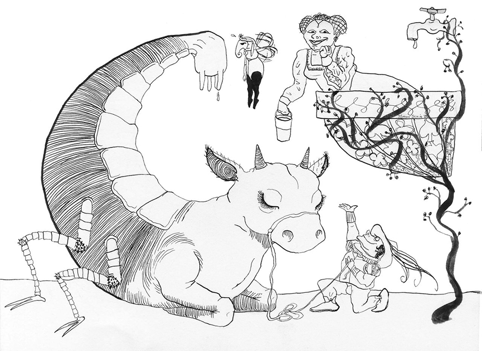 Scorpion cow